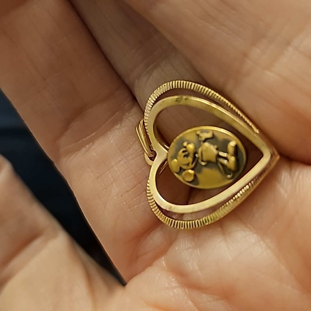 Mickey Mouse heart pendant - Picture 2 of 3